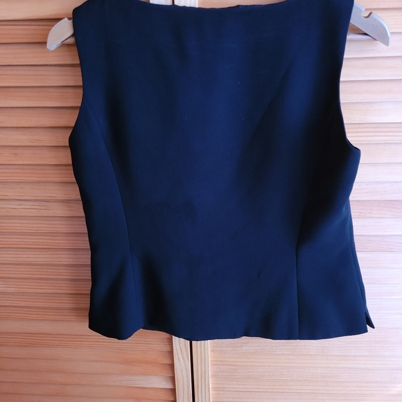 Black formal top on zip - Picture 4 of 4